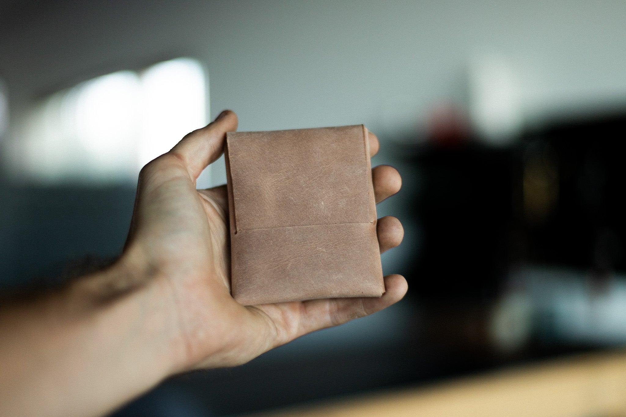 Desert Tan Franklin - Lost Dutchman Leather handmade leather wallets