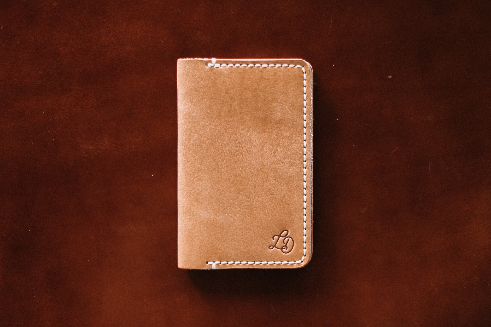 Notebook/Passport Cover - Lost Dutchman Leather handmade leather wallets