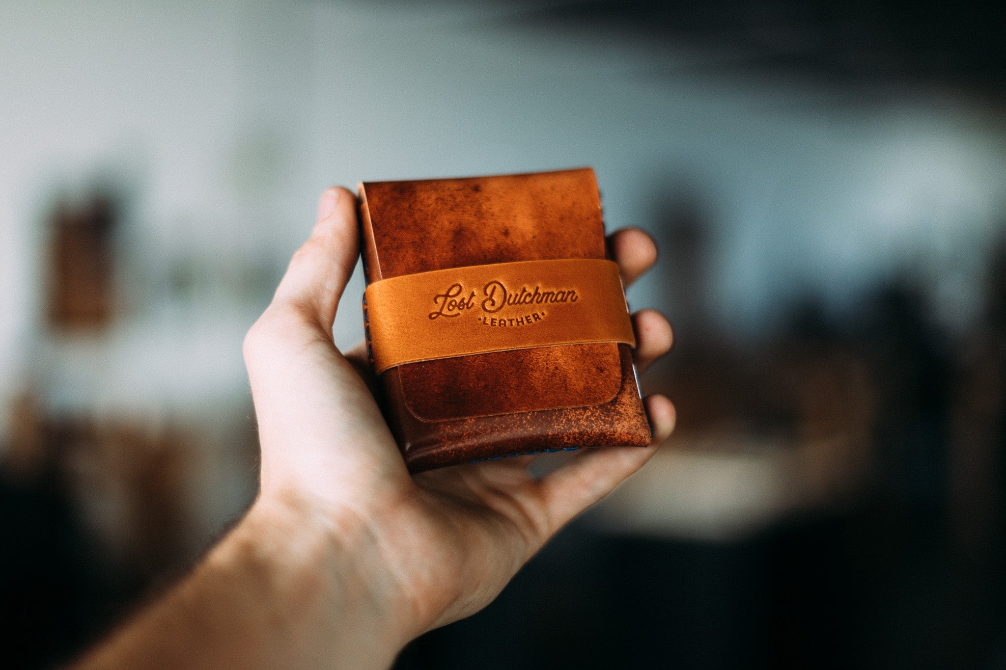 Shell Cordovan Big Finn - Lost Dutchman Leather handmade leather wallets