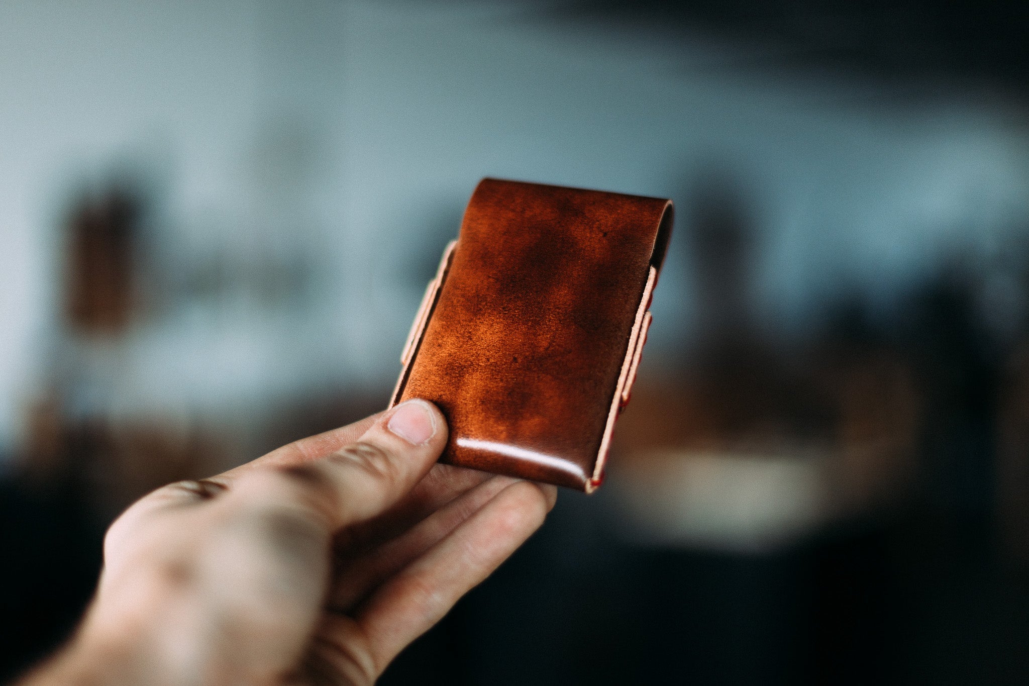 Shell Cordovan Finnigan - Lost Dutchman Leather handmade leather wallets