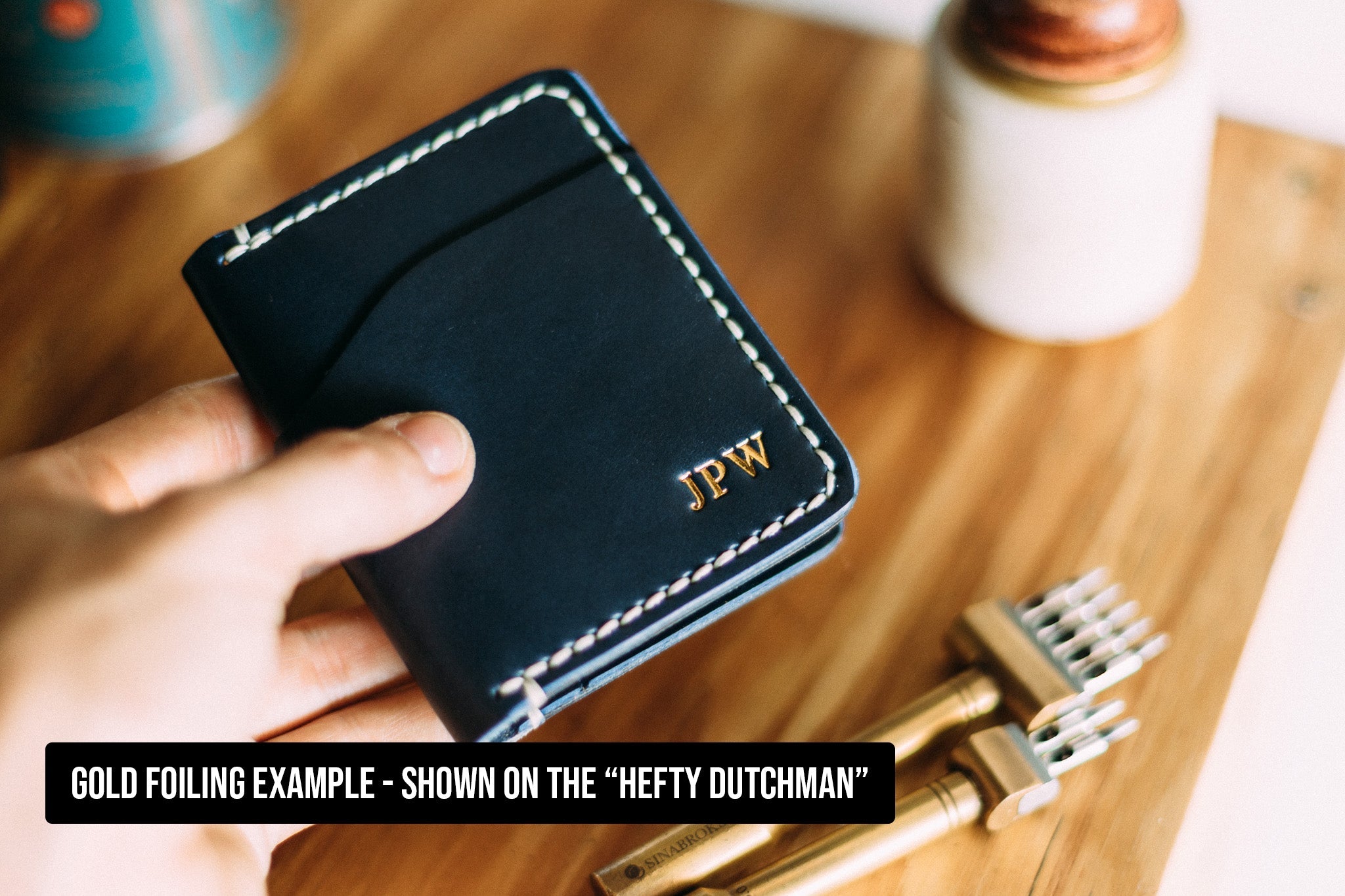 The Hefty Dutchman - Lost Dutchman Leather handmade leather wallets