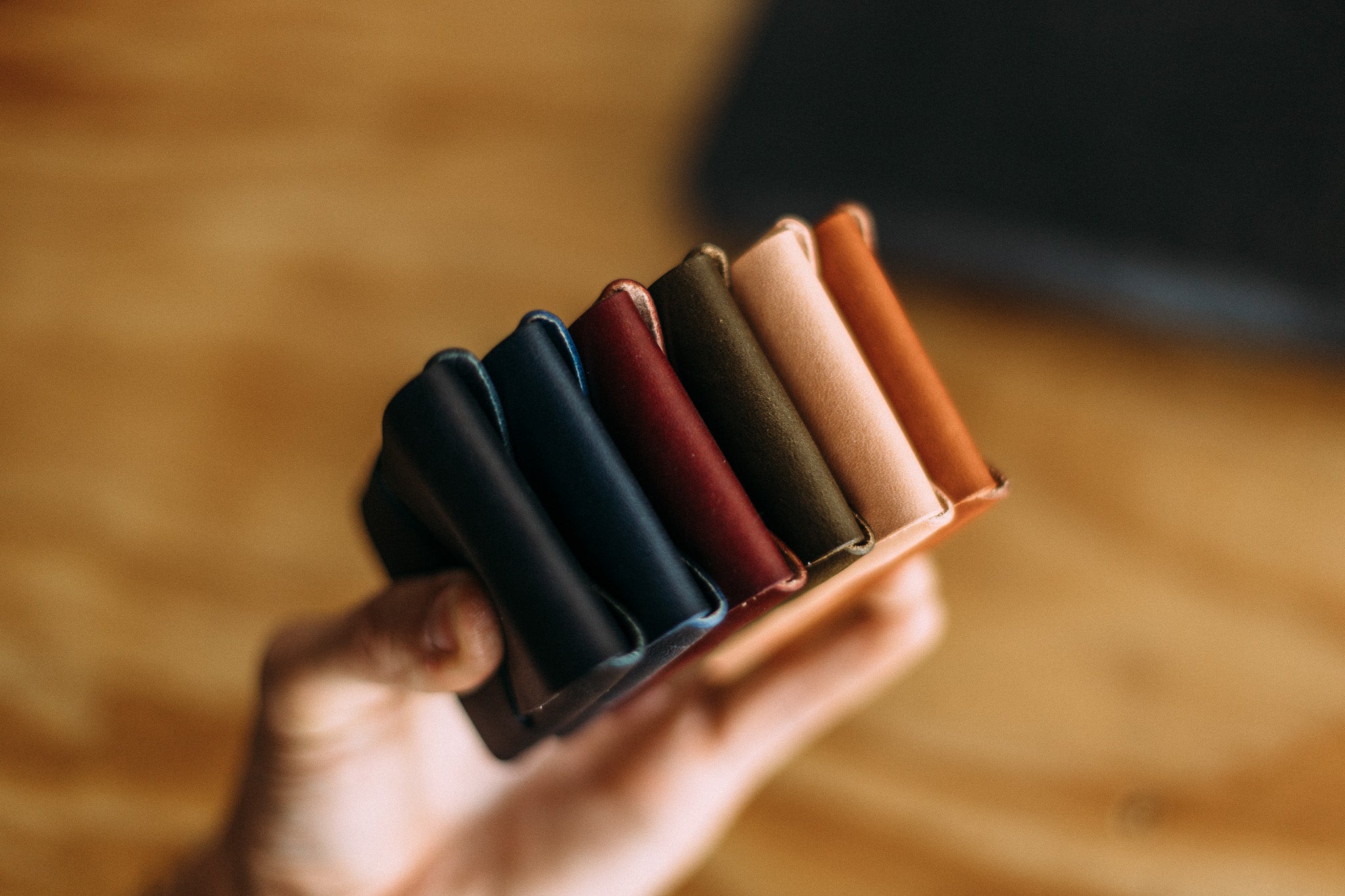 The Mini Franklin - Lost Dutchman Leather handmade leather wallets