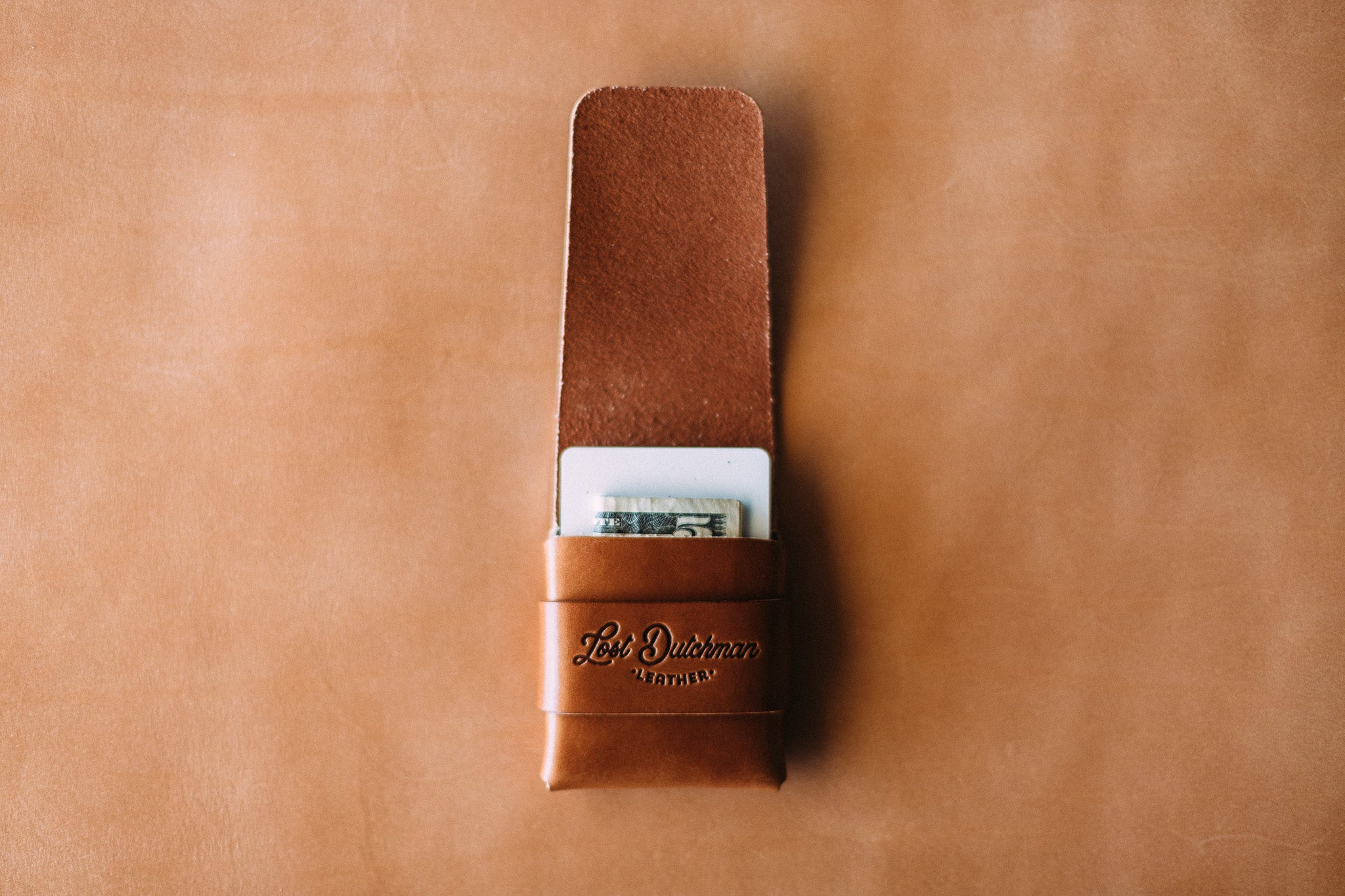 The "No - Stitch" Finnigan - Lost Dutchman Leather handmade leather wallets