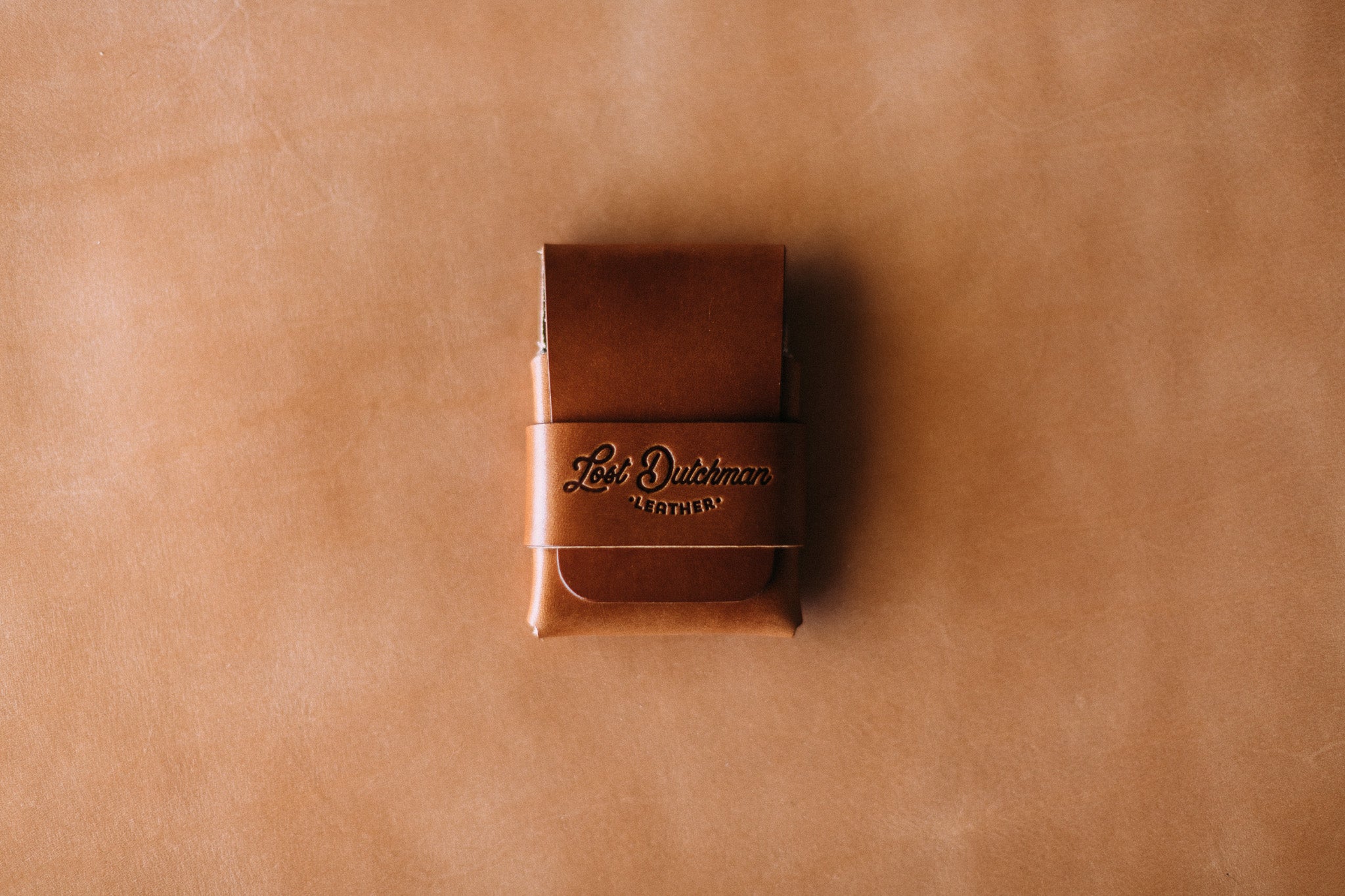 The "No - Stitch" Finnigan - Lost Dutchman Leather handmade leather wallets