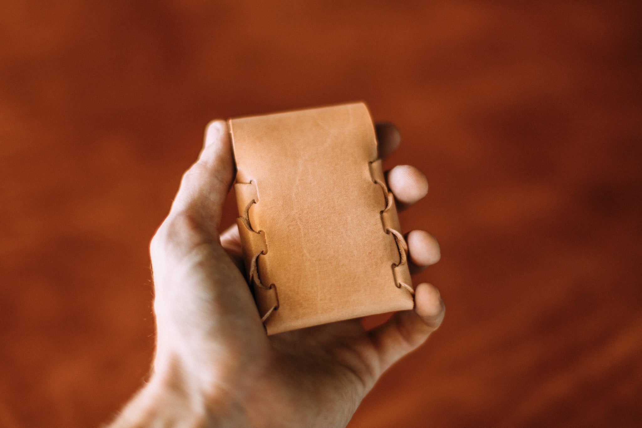 The "No - Stitch" Finnigan - Lost Dutchman Leather handmade leather wallets